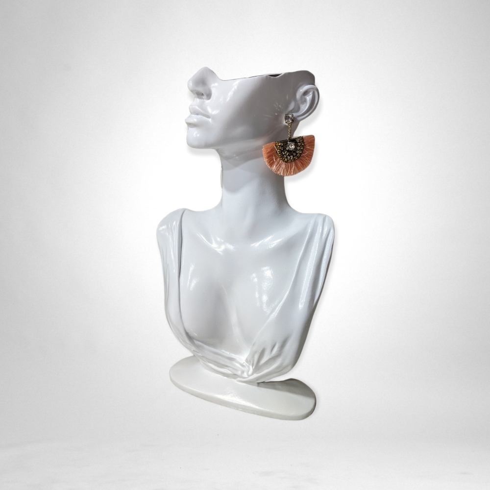Shiraleah Corinne Earrings Peach